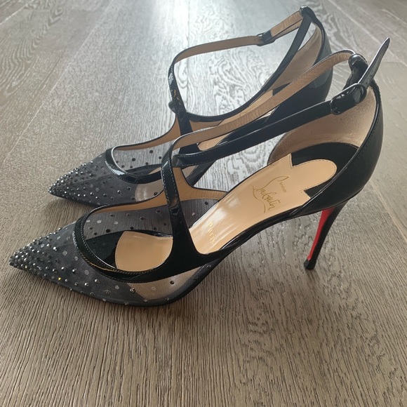 SOLD - Louboutin Twistissima Strass heels 85 size 40 - Picture 5 of 5